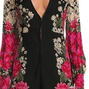 Free People NWT Twilight Combo Blouse XS
